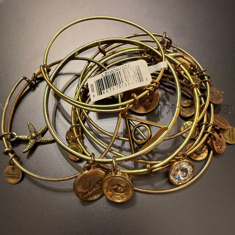 Bundle of Gold Alex & Ani Bracelets 8.5 oz - Picture 6 of 7